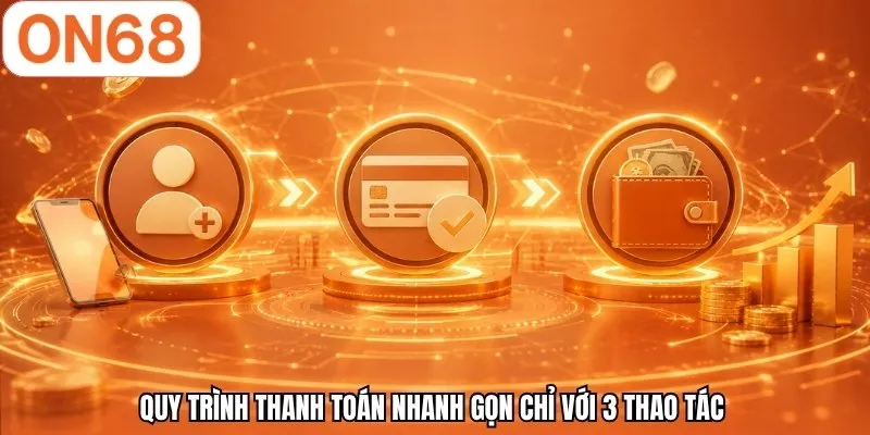 Quy trình thanh toán nhanh gọn chỉ với 3 thao tác