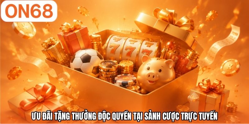 Ưu đãi tặng thưởng độc quyền tại sảnh cược trực tuyến